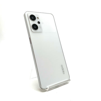 【全額返金保証】【最速発送】OPPO Reno 9 A 128GB ムーンホワイト Softbank A301OP 白ロム 動作確認済