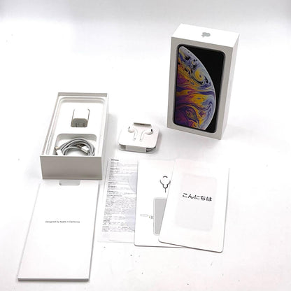 【全額返金保証】【最速発送】Apple iPhone iPhone XS Max 64GB シルバー docomo 白ロム 動作確認済 88%