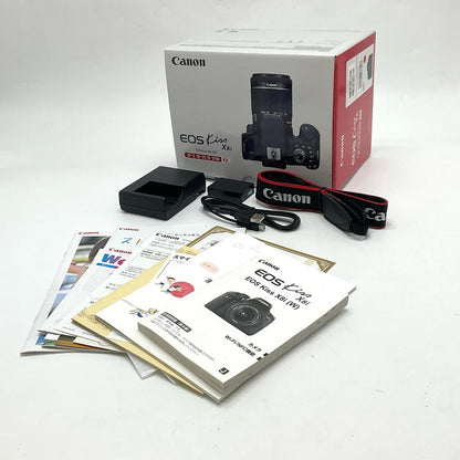 【全額返金保証】【最速発送】Canon デジタル一眼 EOS Kiss X8i ボディ ブラック 動作確認済