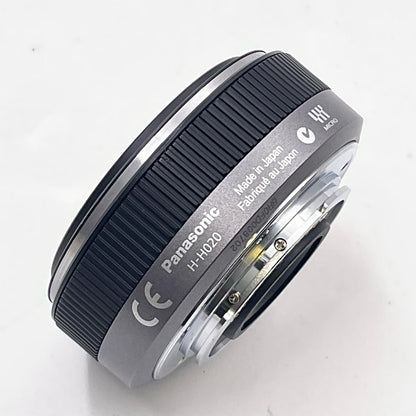 【全額返金保証】【最速発送】Panasonic LUMIX G 20mm/F1.7 II ASPH. H-H020A-K [ブラック] 動作確認済
