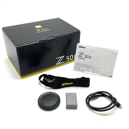 【全額返金保証】【最速発送】Nikon デジタル一眼 Z50II ボディ ブラック 美品 動作確認済