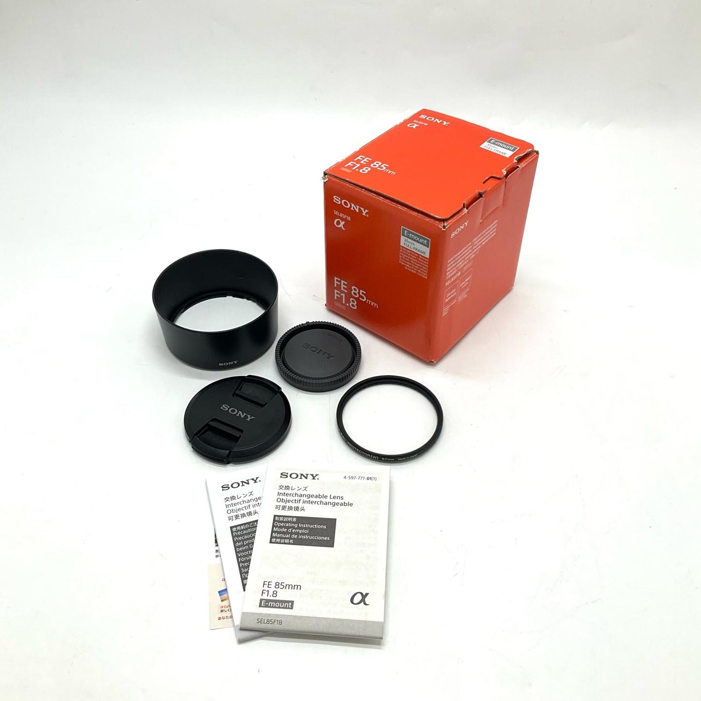 【全額返金保証】【最速発送】Sony FE 85mm F1.8 SEL85F18 動作確認済