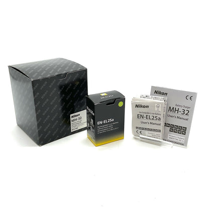 【全額返金保証】【最速発送】Nikon MH-32 + EN-EL25a バッテリーチャージャーセット 美品 動作確認済