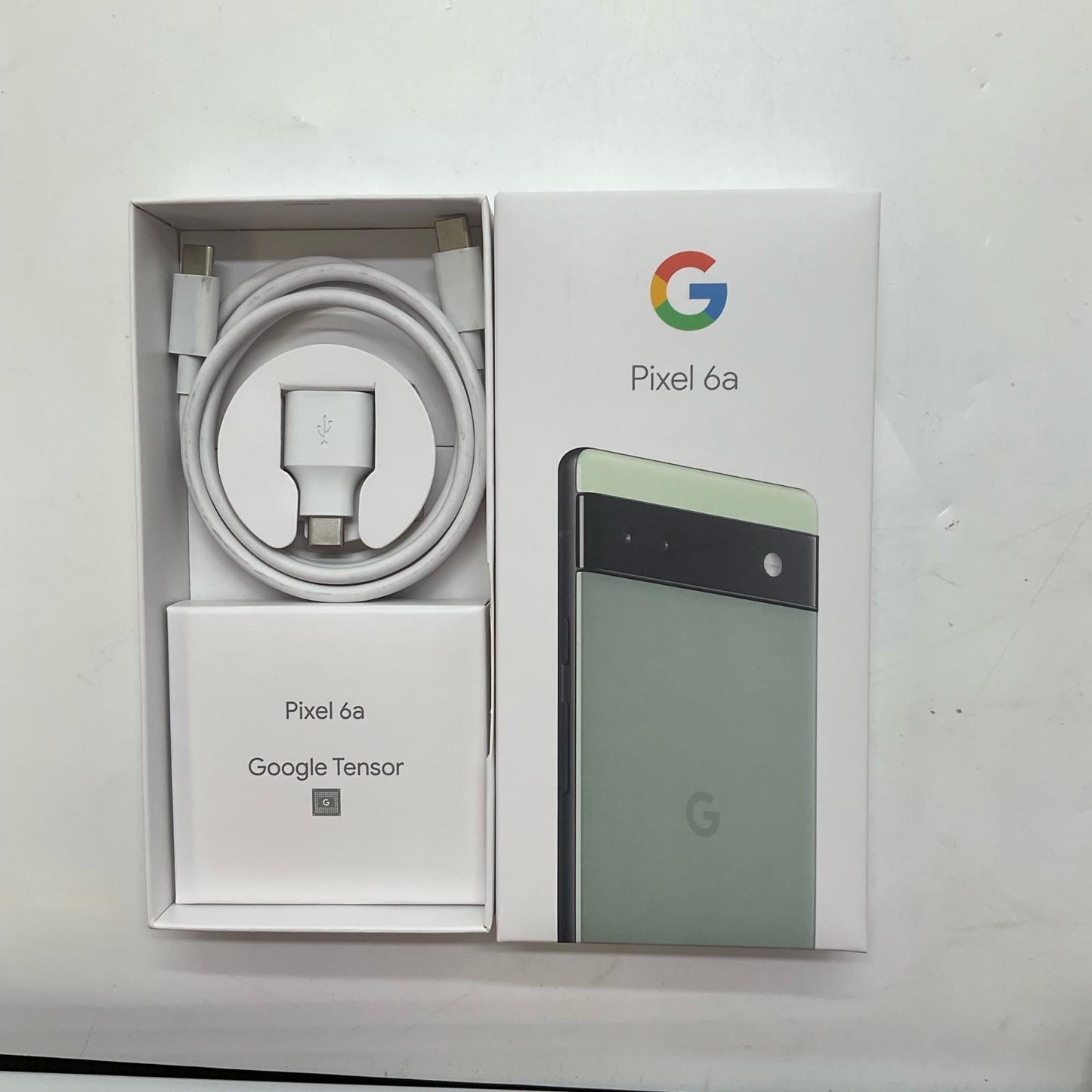 【全額返金保証】【最速発送】Google Pixel 6a 128GB セージ SIMフリー GB17L 白ロム 動作確認済
