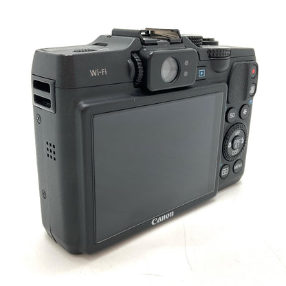【全額返金保証】【最速発送】Canon コンパクトデジタルカメラ PowerShot G16　ブラック 動作確認済