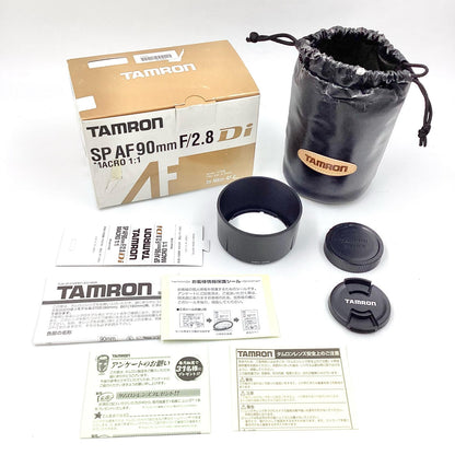【全額返金保証】【最速発送】TAMRON SP AF90mm F/2.8 Di MACRO 1:1 Model 272EN (ﾆｺﾝ用) 超美品 動作確認済
