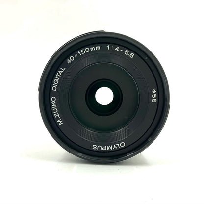 【全額返金保証】【最速発送】OLYMPUS M.ZUIKO DIGITAL ED 40-150mm F4.0-5.6 [シルバー] 美品 動作確認済