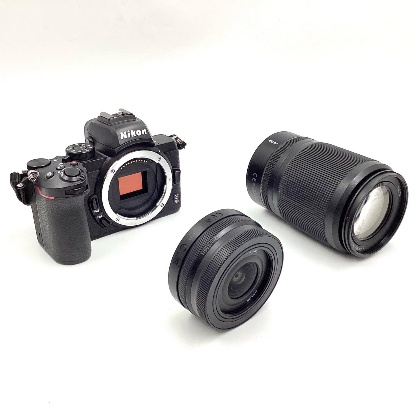 【全額返金保証】【最速発送】Nikon デジタル一眼 Z 50 ダブルズームキット ブラック 美品 動作確認済