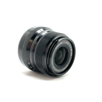 【全額返金保証】【最速発送】FUJIFILM フジノンレンズ XF23mmF2 R WR [ブラック] 動作確認済