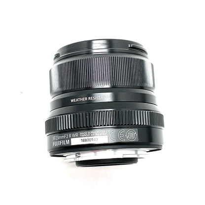 【全額返金保証】【最速発送】FUJIFILM フジノンレンズ XF23mmF2 R WR [ブラック] 動作確認済