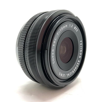 【全額返金保証】【最速発送】FUJIFILM フジノンレンズ XF18mmF2 R 美品 動作確認済