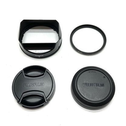 【全額返金保証】【最速発送】FUJIFILM フジノンレンズ XF18mmF2 R 美品 動作確認済