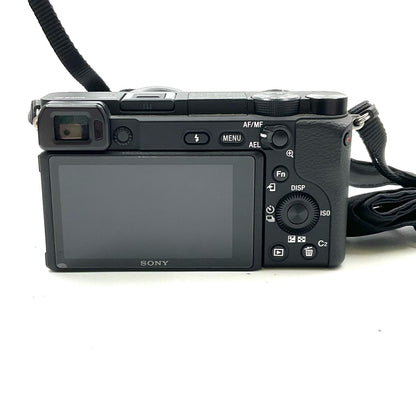 【全額返金保証】【最速発送】Sony デジタル一眼 α6400 ILCE-6400K パワーズームレンズキット ブラック 動作確認済