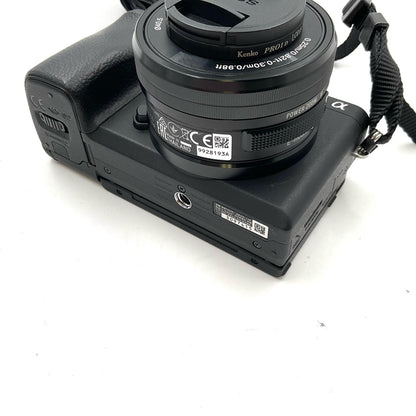 【全額返金保証】【最速発送】Sony デジタル一眼 α6400 ILCE-6400K パワーズームレンズキット ブラック 動作確認済