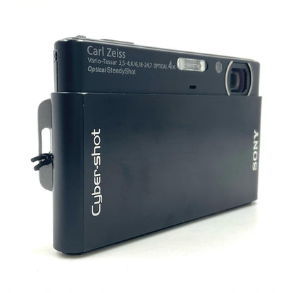 【全額返金保証】【最速発送】Sony コンパクトデジタルカメラ サイバーショット DSC-T77 [ブラック] 動作確認済