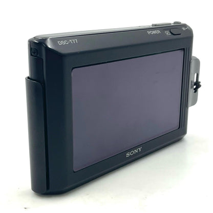 【全額返金保証】【最速発送】Sony コンパクトデジタルカメラ サイバーショット DSC-T77 [ブラック] 動作確認済
