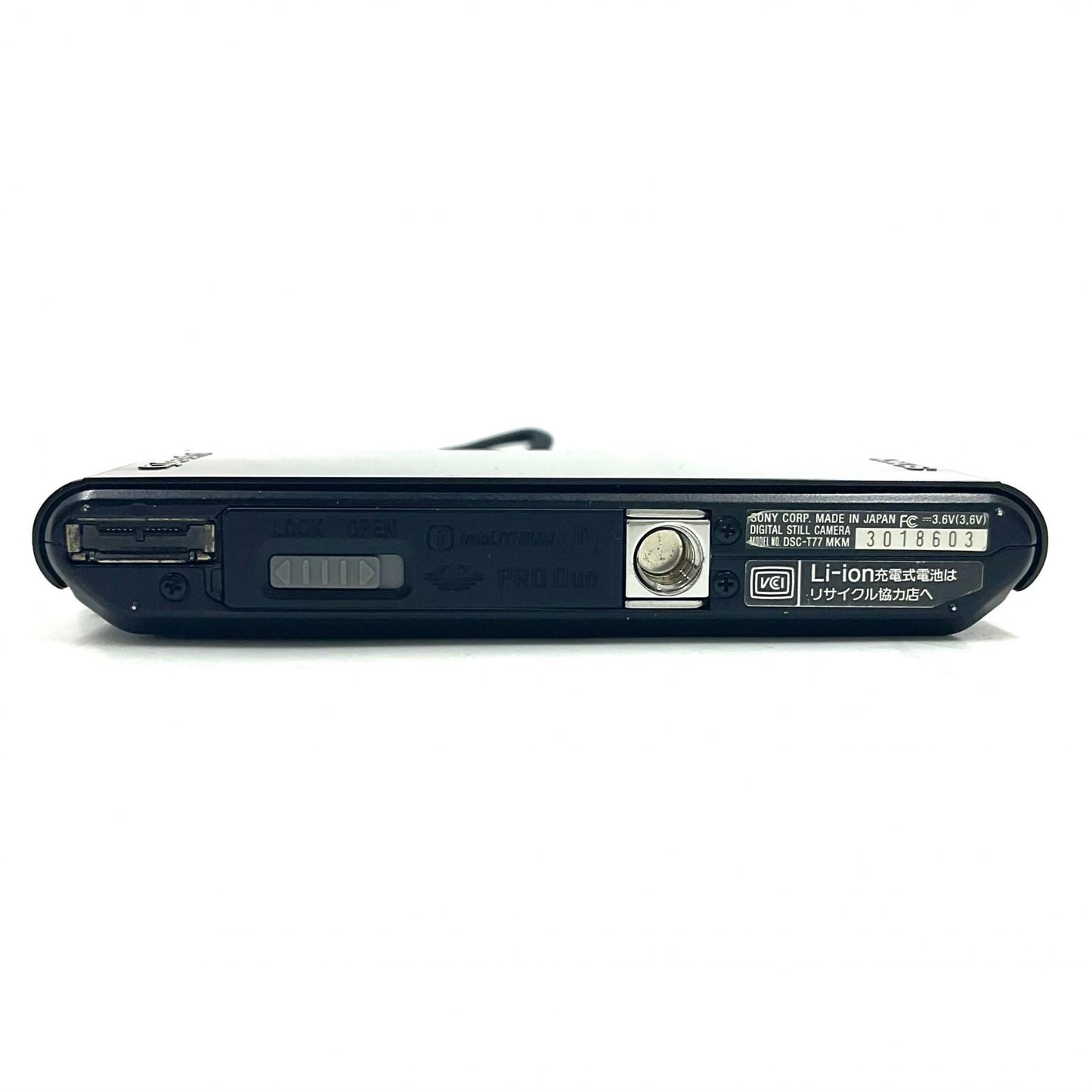 【全額返金保証】【最速発送】Sony コンパクトデジタルカメラ サイバーショット DSC-T77 [ブラック] 動作確認済