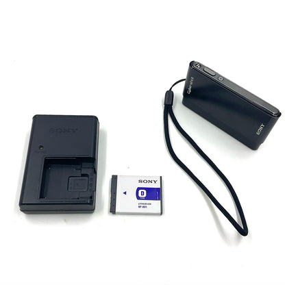 【全額返金保証】【最速発送】Sony コンパクトデジタルカメラ サイバーショット DSC-T77 [ブラック] 動作確認済
