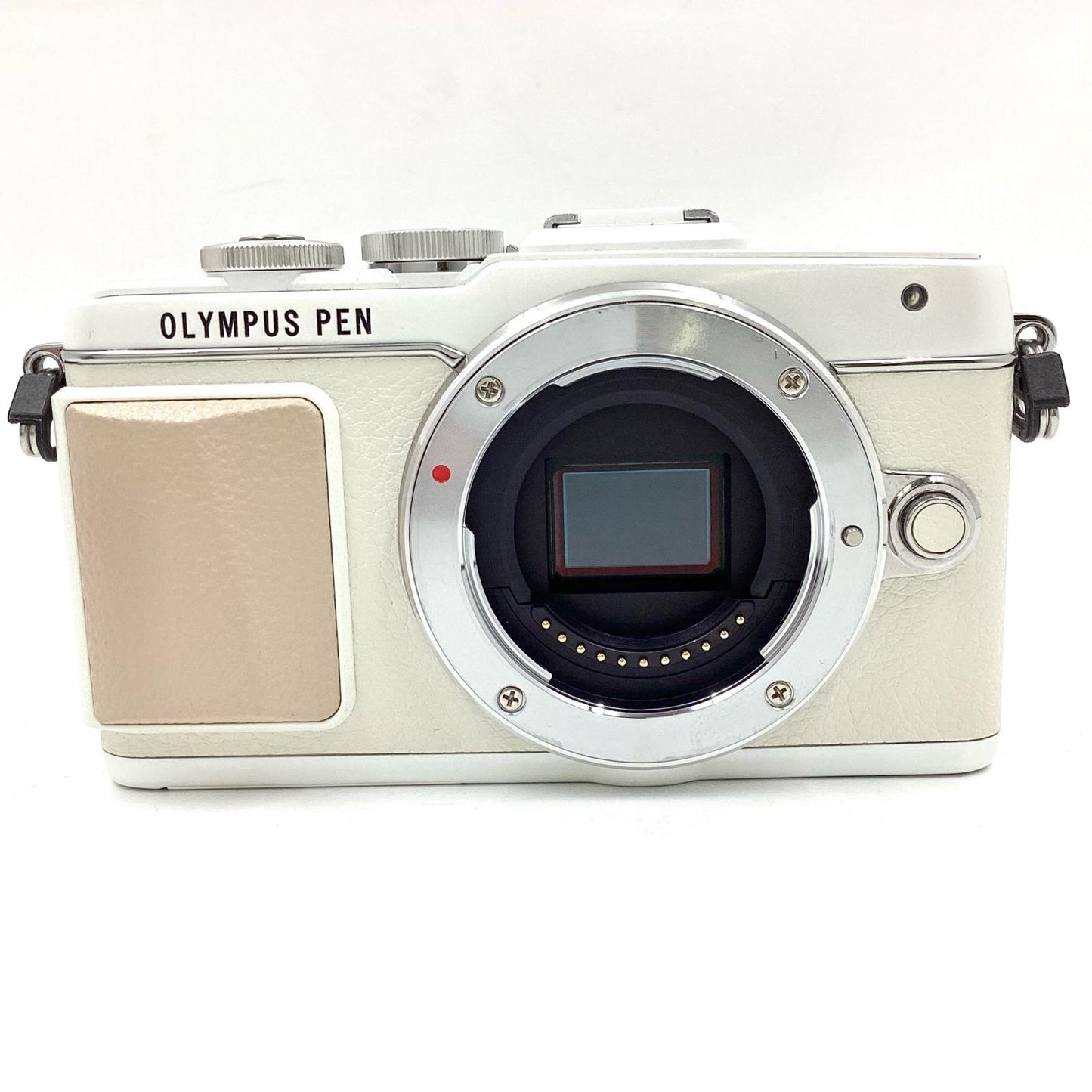 【全額返金保証】【最速発送】OLYMPUS デジタル一眼 PEN Lite E-PL7 ボディ ホワイト 美品 動作確認済