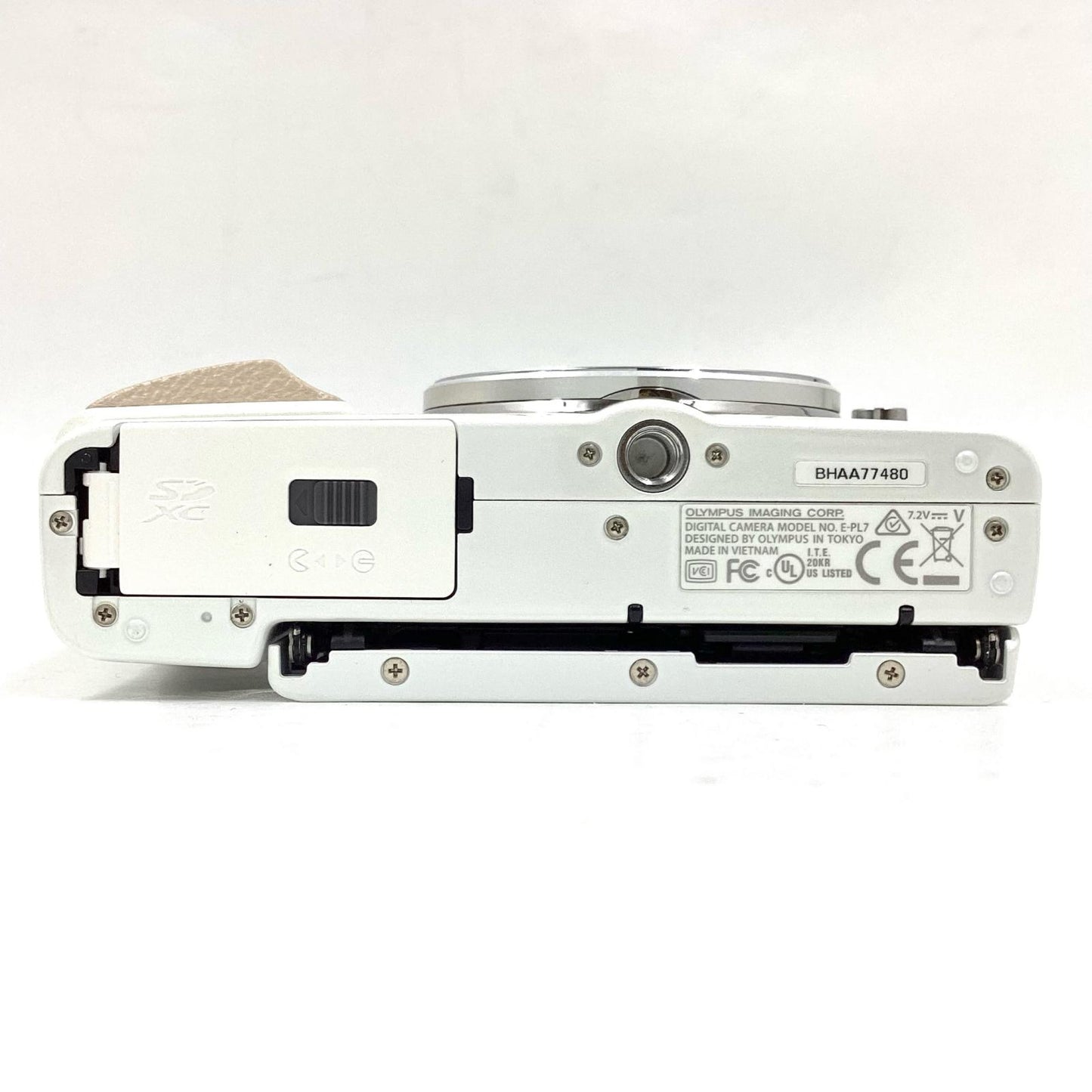 【全額返金保証】【最速発送】OLYMPUS デジタル一眼 PEN Lite E-PL7 ボディ ホワイト 美品 動作確認済