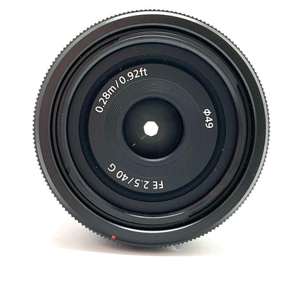 【全額返金保証】【最速発送】Sony FE 40mm F2.5 G SEL40F25G 超美品 動作確認済