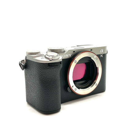 【全額返金保証】【最速発送】Sony デジタル一眼 α7C II ILCE-7CM2 ボディ シルバー 美品 動作確認済