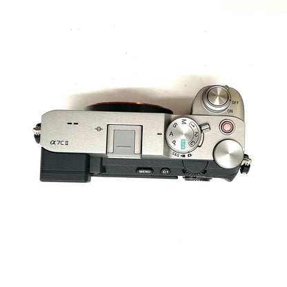 【全額返金保証】【最速発送】Sony デジタル一眼 α7C II ILCE-7CM2 ボディ シルバー 美品 動作確認済