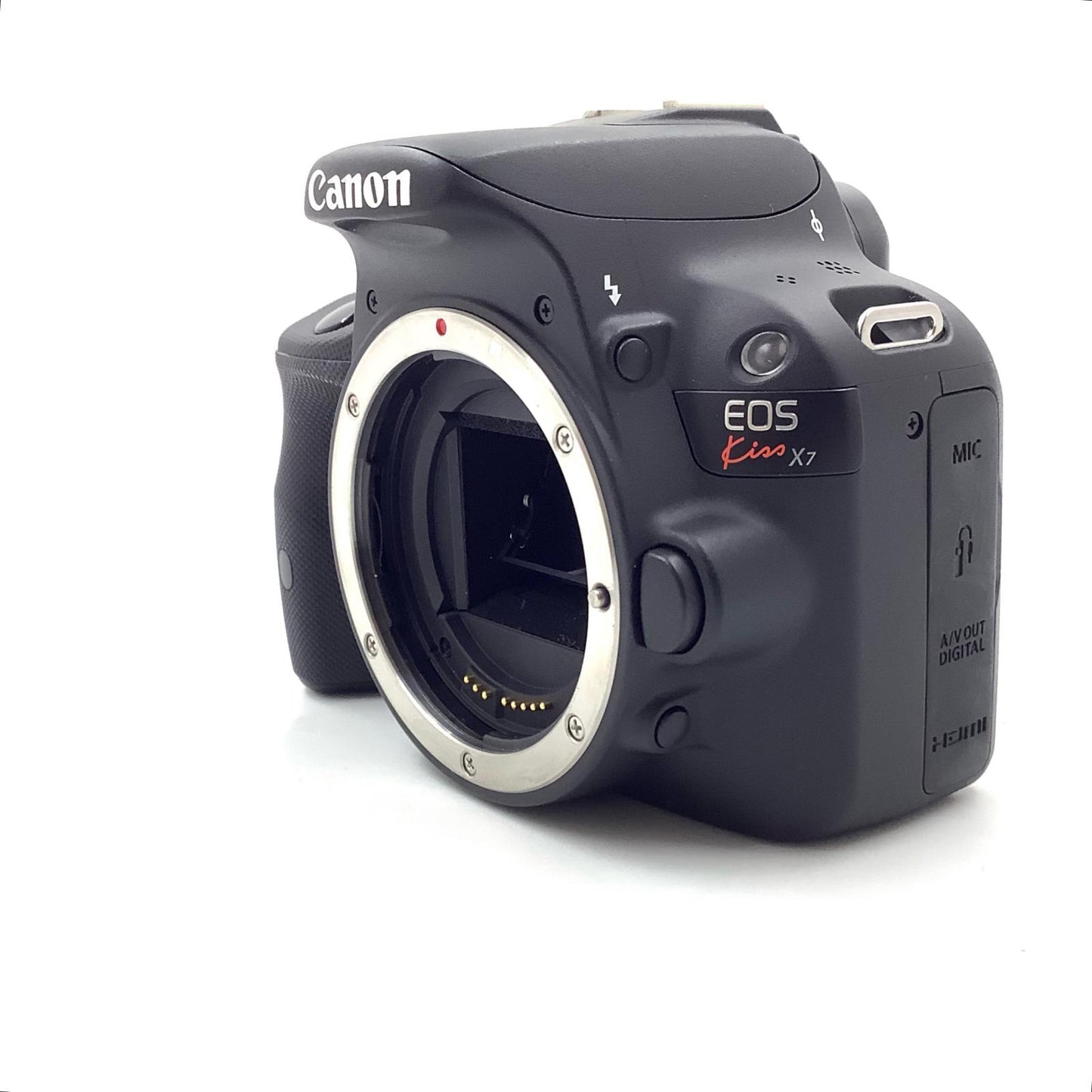 【全額返金保証】【最速発送】Canon デジタル一眼 EOS Kiss X7　ボディ ブラック 動作確認済