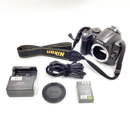【全額返金保証】【最速発送】Nikon デジタル一眼 D5000 ボディ ブラック 動作確認済