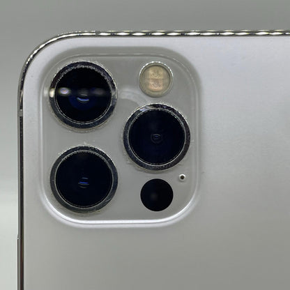 【全額返金保証】【最速発送】Apple iPhone iPhone 12 Pro 128GB シルバー Softbank SIMフリー 白ロム 動作確認済 74%