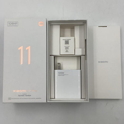 【全額返金保証】【最速発送】Xiaomi Xiaomi 11T Pro 128GB セレスティアルブルー SIMフリー 2107113SR 白ロム 美品 動作確認済