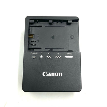 【全額返金保証】【最速発送】Canon リチウムイオンバッテリー LP-E6N ＋ バッテリーチャージャー LC-E6 美品 動作確認済