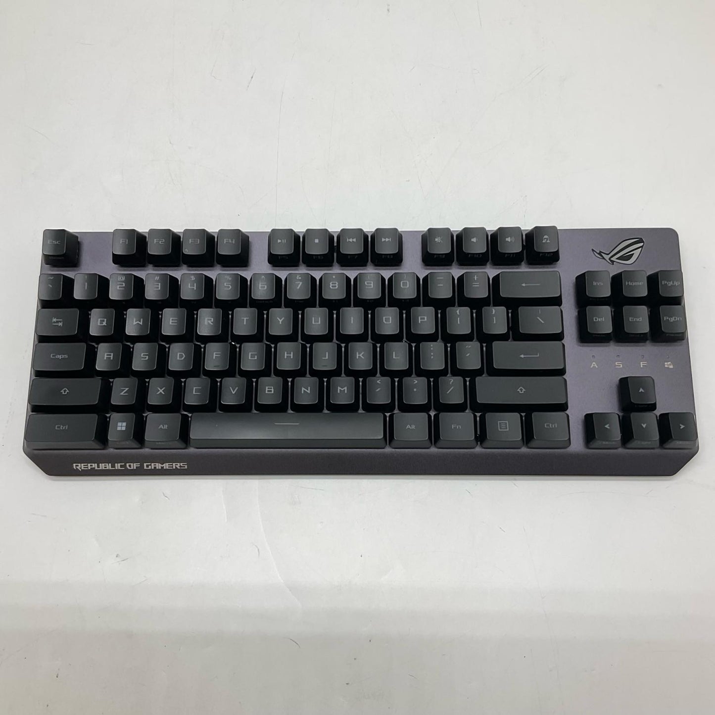 【全額返金保証】【最速発送】ASUS ROG STRIX SCOPE RX TKL TKL WIRESS DELLUXE X807 美品 動作確認済