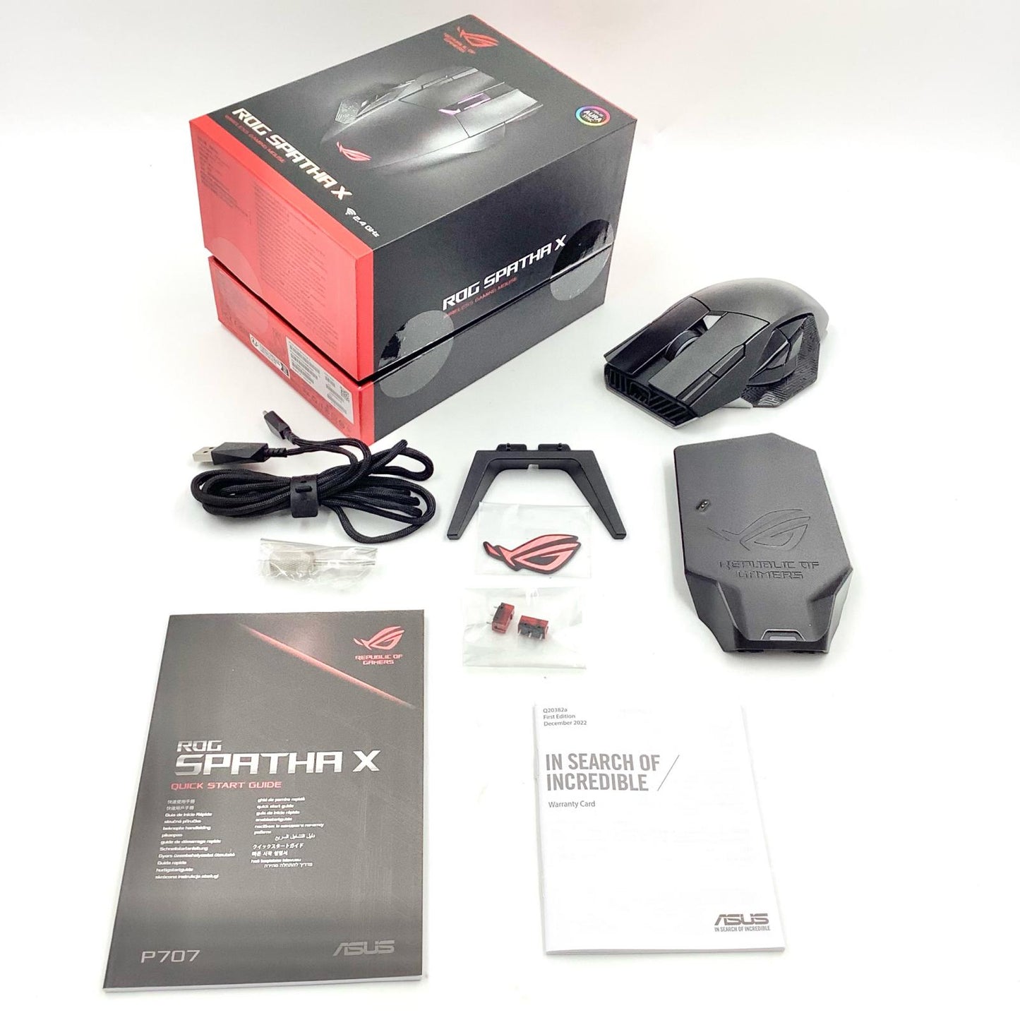 【全額返金保証】【最速発送】ASUS ROG Spatha X P707 動作確認済