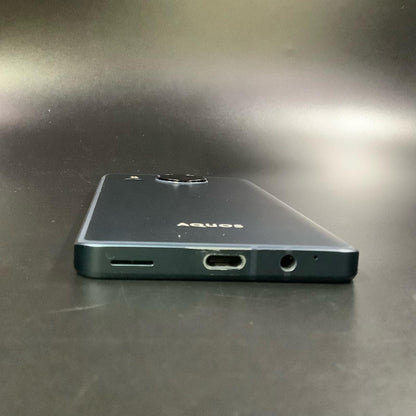 【全額返金保証】【最速発送】SHARP AQUOS sense8 128GB ブルー SIMフリー SH-M26 白ロム 動作確認済