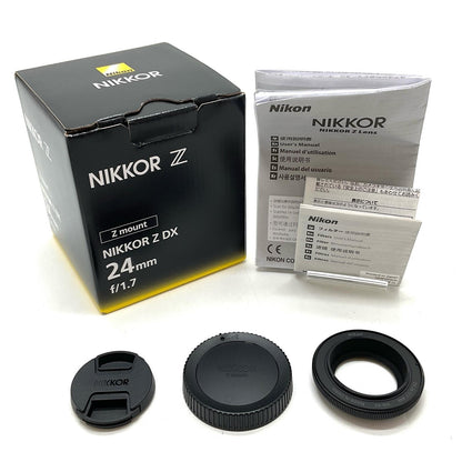 【全額返金保証】【最速発送】Nikon NIKKOR Z DX 24mm f1.7 超美品 動作確認済