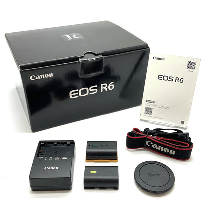 【全額返金保証】【最速発送】Canon デジタル一眼 EOS R6 ボディ ブラック 動作確認済