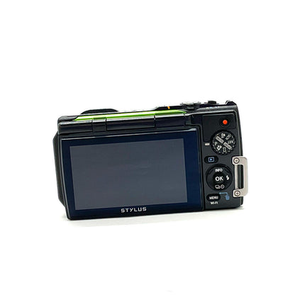 【全額返金保証】【最速発送】OLYMPUS コンパクトデジタルカメラ STYLUS TG-870 Tough [グリーン] 動作確認済