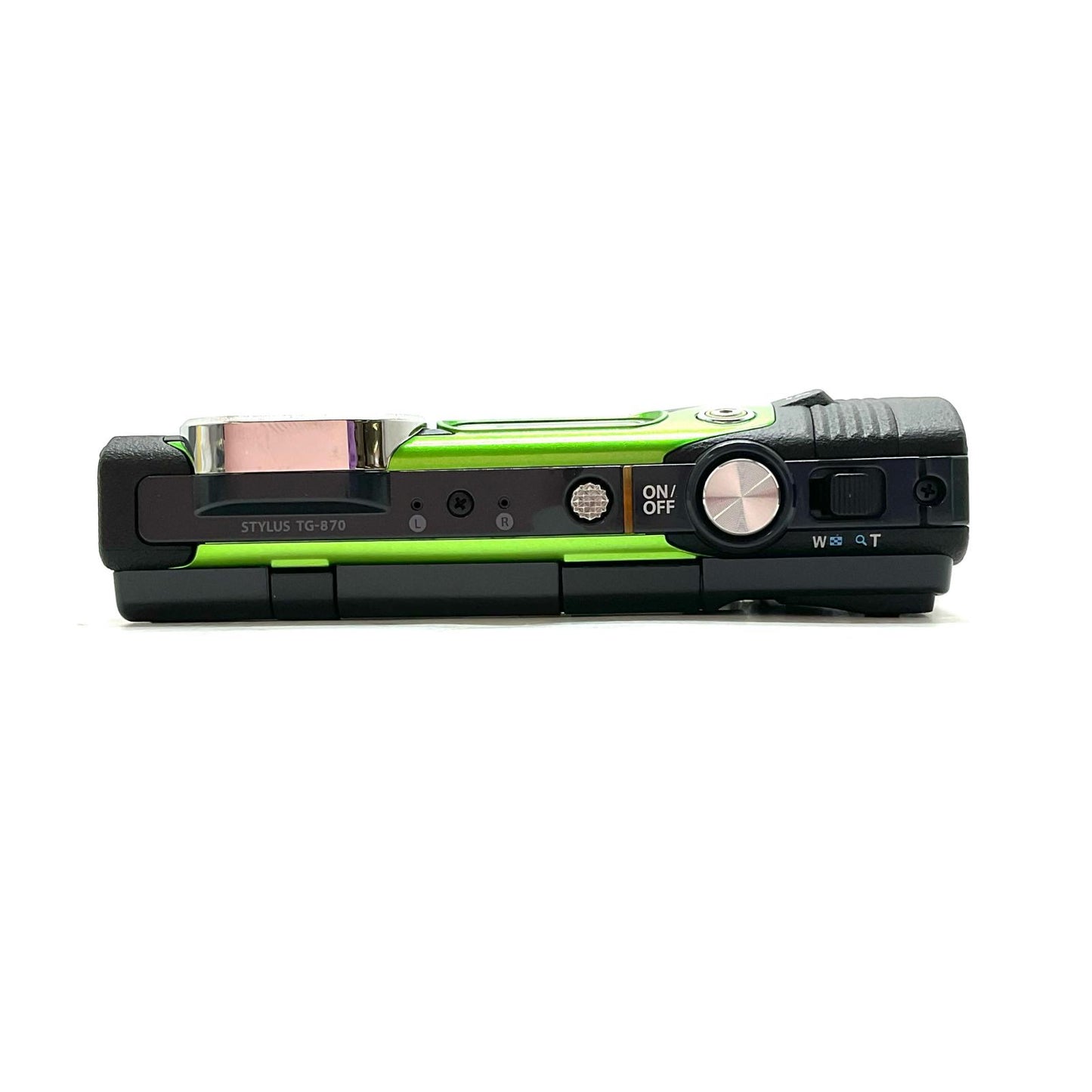 【全額返金保証】【最速発送】OLYMPUS コンパクトデジタルカメラ STYLUS TG-870 Tough [グリーン] 動作確認済