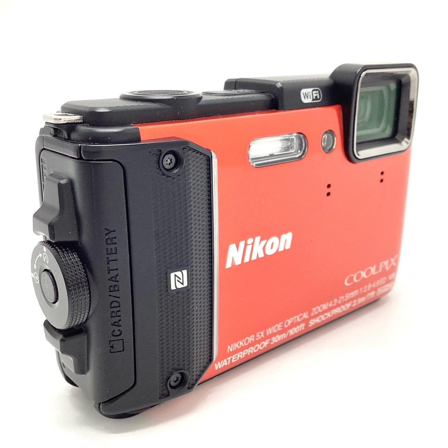 【全額返金保証】【最速発送】Nikon コンパクトデジタルカメラ COOLPIX AW130 [オレンジ] 動作確認済