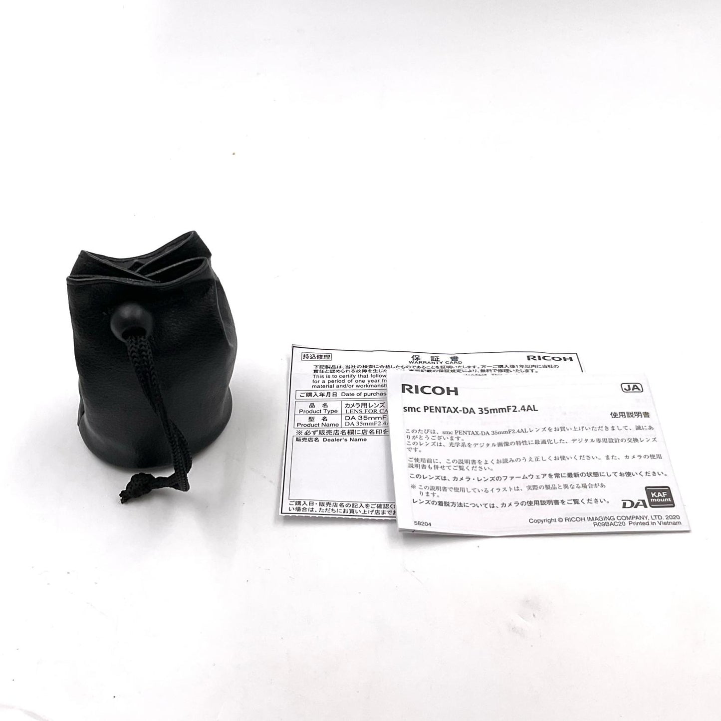 【全額返金保証】【最速発送】PENTAX smc PENTAX-DA 35mm F2.4 AL 動作確認済
