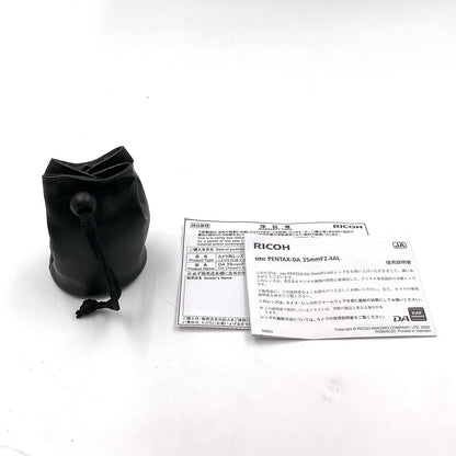 【全額返金保証】【最速発送】PENTAX smc PENTAX-DA 35mm F2.4 AL 動作確認済