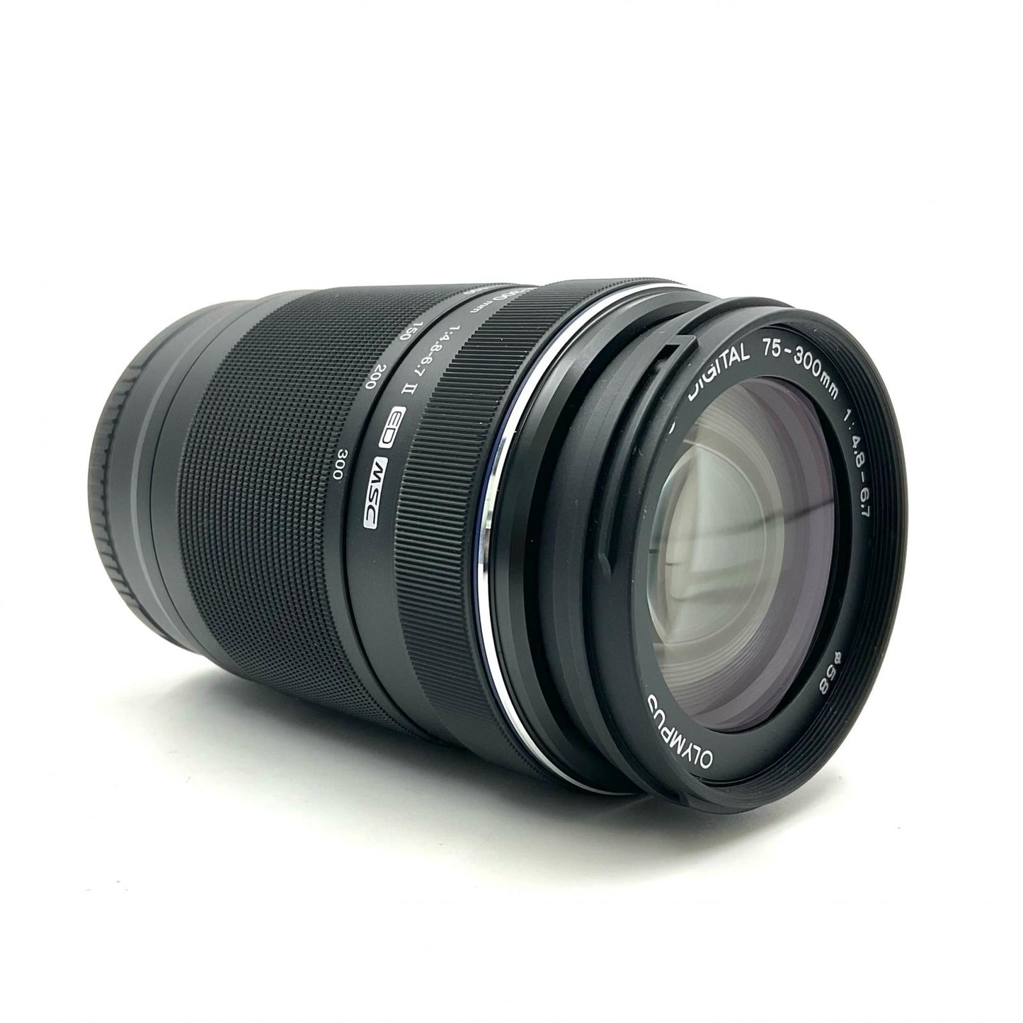 【全額返金保証】【最速発送】OLYMPUS M.ZUIKO DIGITAL ED 75-300mm F4.8-6.7 II [ブラック] 動作確認済