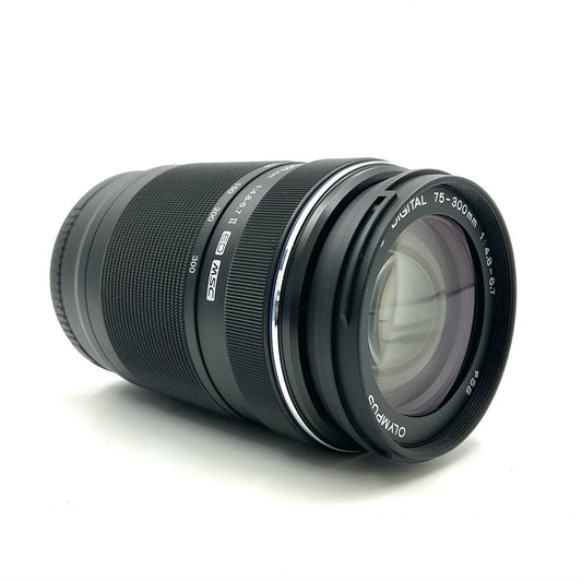 【全額返金保証】【最速発送】OLYMPUS M.ZUIKO DIGITAL ED 75-300mm F4.8-6.7 II [ブラック] 動作確認済
