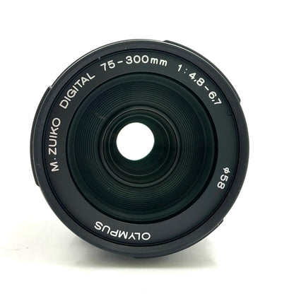 【全額返金保証】【最速発送】OLYMPUS M.ZUIKO DIGITAL ED 75-300mm F4.8-6.7 II [ブラック] 動作確認済