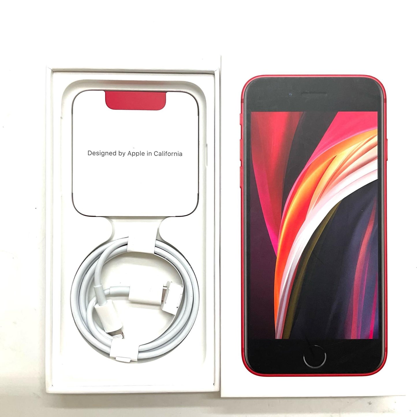【全額返金保証】【最速発送】Apple iPhone iPhone SE（第2世代） 64GB レッド SIMフリー 白ロム 動作確認済 83%