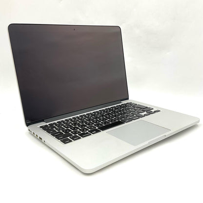 【全額返金保証】【最速発送】Apple Macbook Pro retina 13インチ 2014 i5-4278u 8GB SSD 256GB シルバー 71.6% 動作確認済