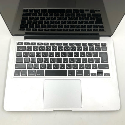 【全額返金保証】【最速発送】Apple Macbook Pro retina 13インチ 2014 i5-4278u 8GB SSD 256GB シルバー 71.6% 動作確認済