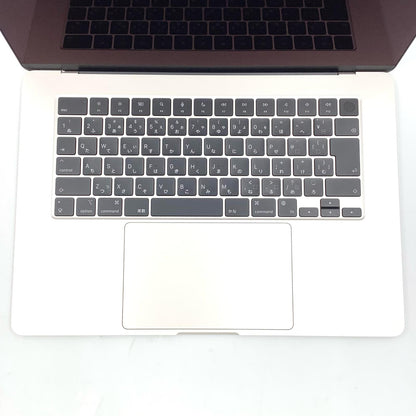 【全額返金保証】【最速発送】Apple MacBook Air 15.3インチ 2023 Apple M2 8GB SSD 256GB スターライト 98% 動作確認済