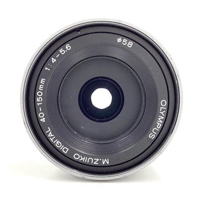 【全額返金保証】【最速発送】OLYMPUS M.ZUIKO DIGITAL ED 40-150mm F4.0-5.6 R [シルバー] 動作確認済